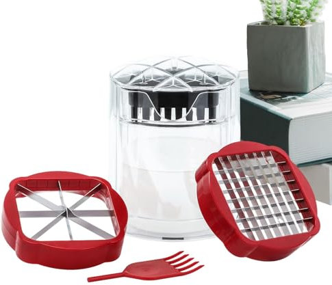 Cutter de pommes de terre pour frites, fry frister Cutter - Slicer de puce de fromage multifonctionnel - Coupe-puce pour les légumes et les fruits, trancheuse de grille de ménage pour pommes