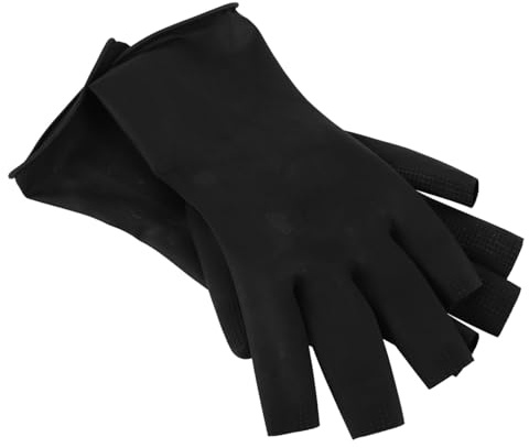 FRCOLOR Waschhandschuhe Für Haarfarbe Wiederverwendbare Gummihandschuhe Professionelles Farbhandschuhe Für Friseursalons Haarwaschzubehör Färbehandschuhe Für Friseur