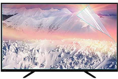 SaryEdge 32-75 Inch Monitor Anti Glare Screen Protector for TV/Desktop Computer, Blue Light Blocking Filter, Anti Scratch/Anti-Fingerprint Film,50(75