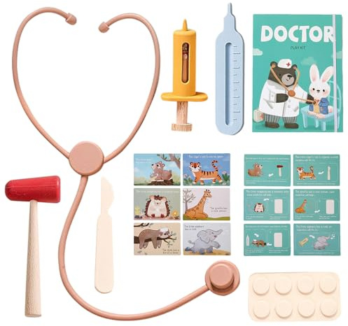 Spiel Arztkoffer - Kleinkind Arztspielzeug Set - Krankenhaus Stethoskop Zubehör Für Kinderkrippe Kindergarten