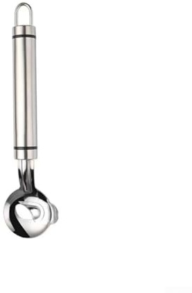 Cucchiaio pelapatate ergonomico con spine, per sbucciare e tagliare l'impasto manuale, realizzato in acciaio inossidabile (B)