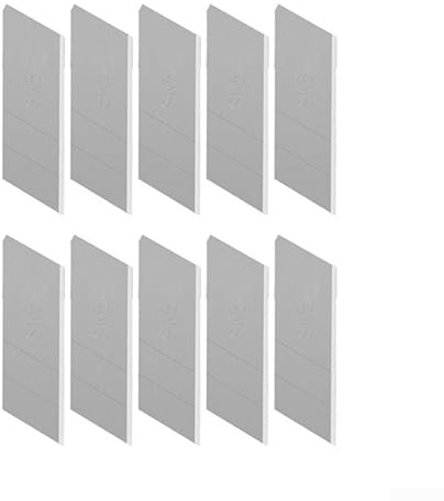 Pialle manuali in ABS funzionali per ottenere bordi lisci su vari tipi di tavole (10 lame di ricambio)