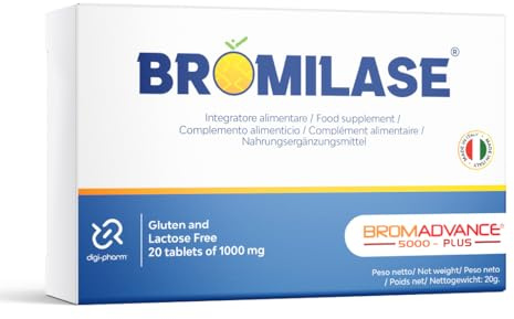 Bromilase Broméline Forte Draineur Puissant Anticellulite avec Enzymes Digestives pour la Cellulite avec Centella Asiatica et Équisetum Détox Made in Italy