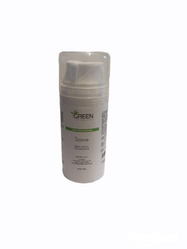Soave Crema Lenitiva Post-Epilazione 100ml - Con Aloe Vera Ritarda la Crescita Del Pelo. Depilazione,Laser,Luce Pulsata,Ceretta e Scottature. Adatta a Uomo e Donna.