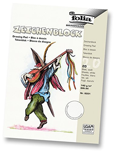 NEU Zeichenblock gekörnt DIN A4, 20 Blatt, 140g/m?