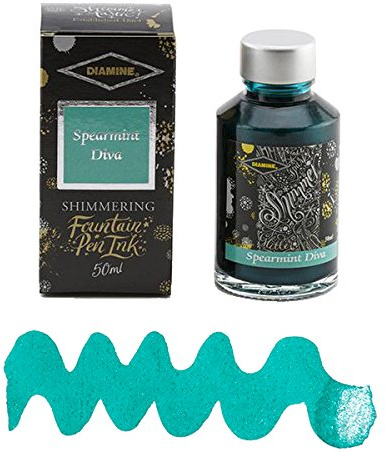 Diamine - Schimmernde Füllhalter-Tinte, Spearmint Diva 50ml