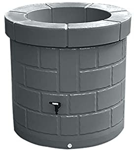 Plast'Up Rotomoulage Puit R&C Regenwassersammler, 340 l, Grau