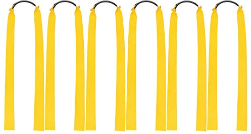 YAAVAAW 6 st platta slangbella gummiband, jakt katapulter gummiband, flexibla gummi-latex katapultband, ersättningsband för katapultjakt, halkfri, stretchig, elastisk