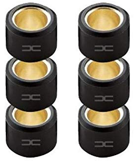 (6x) GALET DE VARIATEUR 18x14 MM 6.4G A 14G MAXI SCOOTER 125CC CHINOIS GY6 139QMB KYMCO SYM MOTO MOBYLETTE TENDEUR ROULEAU (12g)