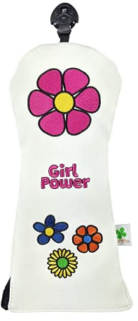 Foretra - Limited Edition Girl Power Design - Fairway Wood Head Cover - Tour Quality Golf Club Cover - Style and Customize Your Golf Bag