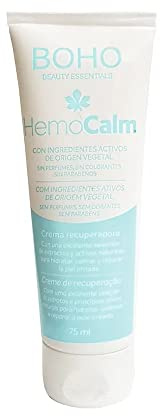 BOHO Beauty Essentials | Hemocalm Crema Recuperadora, 75 ml | Hidratante y Calmadora para Pieles Irritadas | Activos Naturales