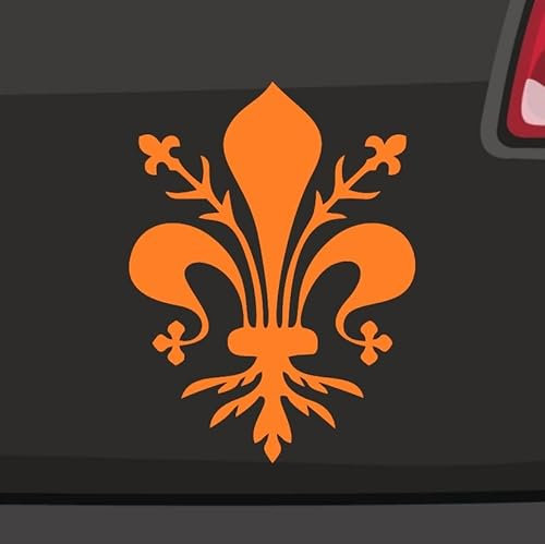Florentiner Lilie Aufkleber -6 Größen 21 Farben- Heraldik Wappen Florenz Italien