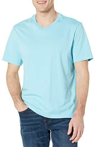 Amazon Essentials Men's Short-Sleeve V-Neck T-Shirt, Pack of 2