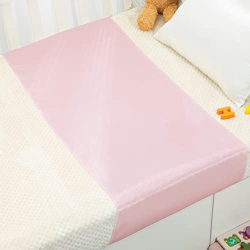 PROMEED Drap de Berceau 100% Soie de mûrier pour Cheveux de bébé, 23 mommes en Soie pour Les Taches Chauves, Manches de Berceau en Soie Douce et sûre pour Un Usage Quotidien (Rose)