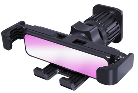 Adunsiaoto Universal Handyhalterung Auto, Auto Handyhalterung Für Automobil Lüftung, Telefon Sensor Zubeh Halter Halterung, Aluminium Handy Autohalterung(Rosa)
