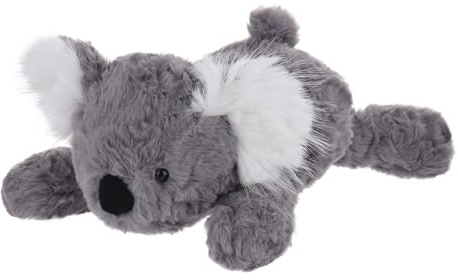 Apricot Lamb liegender Koala Plüschtiere für Kinder, weiche niedliche Kuscheltier für Baby Mädchen und Jungen, Flauschige liegender Koala Grau 35 cm
