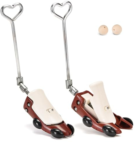 Shoe Boot Stretcher Women Men,Professional Expander Widener Adjustable Height Instep & Width Cowboy Boots,Shoe Trees For Thick Wide Feet,Easy To Carry (red, 2.5-7)