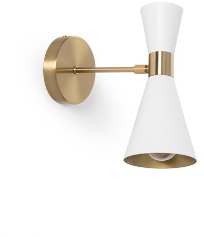 LEDKIA Lampada da Parete Jigger Bianco
