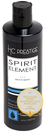 HC Prestige - Shampoing Hydratant Profond Sans Sulfate Sans Silicone Sans Paraben - pour Cheveux Secs et Abîmés - Soin Cheveux Naturel avec Immortelle Corse et Kératine - Fabriqué en France - 300 ml