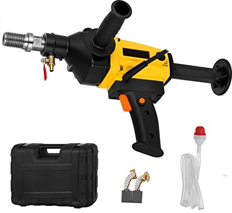 Handheld Diamond Core Drill Rig Calcestruzzo 1880W 2180W 110mm 130mm 160mm 180mm Strumento di perforazione a velocità continua elettrica Wet/Dry Utensili elettrici, da giardino e manuali(110MM-1880W)