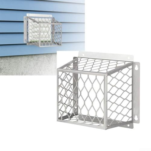 Grille d'aération de séchage, grille d'aération pour séchoir extérieur, protection contre les oiseaux en acier inoxydable pour évents d'échappement de 3 à 4 pouces