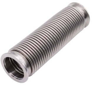 DSZUJTYROP Length 500mm KF40 Vacuum Corrugated Bellows 304 Stainless Steel Hose Flexible Pipe Tube Soft Bellows
