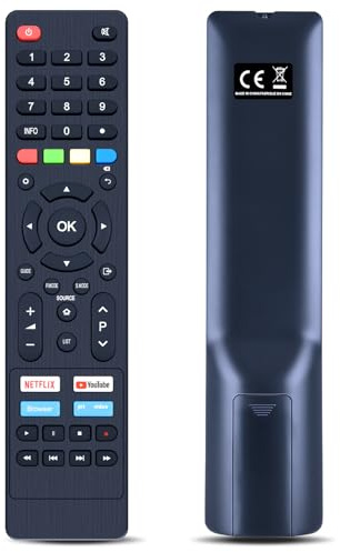 GOUYESHO Telecomando di ricambio compatibile con KUNFT United Princess Changhong OK. Saba SA40S58N1 SA32S49N1 K5130H43U K5133H40F K5132H32H ODL24676 H-TIB ODL43850UC-TIP ODL50750UC-TIB LCB40G. 7N