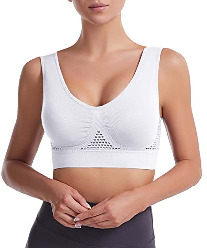 Soutien Gorge Brassière Forte Poitrine Brassiere Sport Femme Maintien Fort Bretelle Transparente Dos Réglable Posture Confort Toute Journée sans Armature Lingerie Sexy