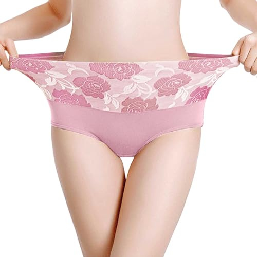Mutande in Cotone Donna, Donna Cotone Slip Intimo Donna Seducente Cotone Intimo Mutandine a Vita Bassa Bikini Underwear Mutande Donna Pizzo Biancheria Intima Seamless Underwear