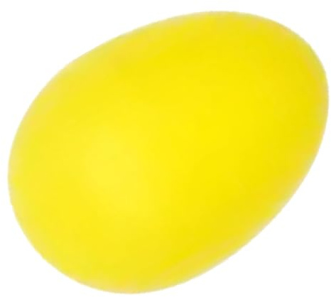 Xiuganpo Coctelera Musical de Plástico para Huevos, Instrumento de Percusión Duradero para Recreación en el Hogar, Ligero y Portátil, para Niños y Adultos (YELLOW)