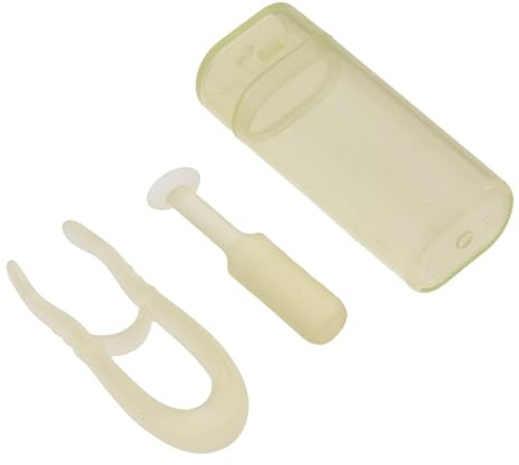 Mipcase Kit Applicateur Lentilles de Contact en Silicone Vert – Outil de Retrait et Insertion avec Ventouse et Petites Pinces à Épiler – Accessoire Hygiénique Compact pour Usage Quotidien