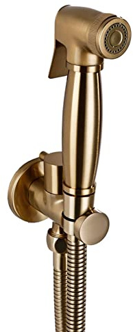 EliteBloom Hand Held Bidet Toilet Sprayer Kit Toilet Handheld Bidet Sprayer Toilet Spray Gun Set with Hose Cold Water Brass Hand Shower for Toilet Use,