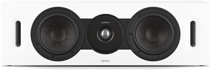 DALI SONIK Cinema – LCR Heimkino-Lautsprecher mit 29-mm Gewebekalotte & Zwei 5¼″ Clarity Cone™ SMC™ Tiefmitteltönern – Horizontal oder vertikal platzierbar - Weiß