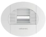 bouche d'extraction hygroréglable - cuisine - diamètre 125 mm - 10 / 45 m3/h - manuelle - atlantic 542568