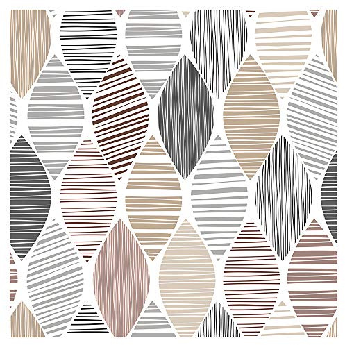 murando Vlies Tapete beige grau weiß - Deko Panel Fototapete Wanddeko 10 m Tapetenrolle Mustertapete Wandtapete modern design Dekoration - geometrisch f-B-0208-j-a