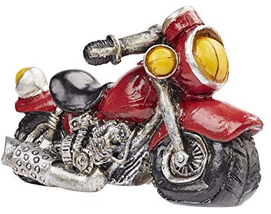 Hobbyfun Mini Chopper Motorrad Figur Deko 7 cm