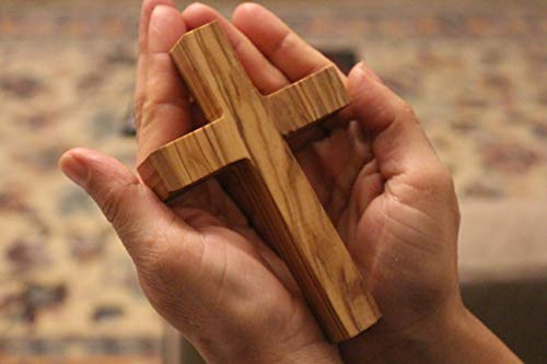 ege'deneve.com Olivenholz heiliges Kreuz, Holzkreuz, handgefertigtes Holzkreuz, heiliges Kreuz, hochwertiges Kreuz, Wandkreuz, Holzwandkreuz, christliches Geschenk, Olivenholzkreuz, Olivenholz
