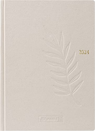 BRUNNEN Wochenkalender Modell 731 2024 2 Seiten = 1 Woche Blattgröße 10 x 14 cm hanf