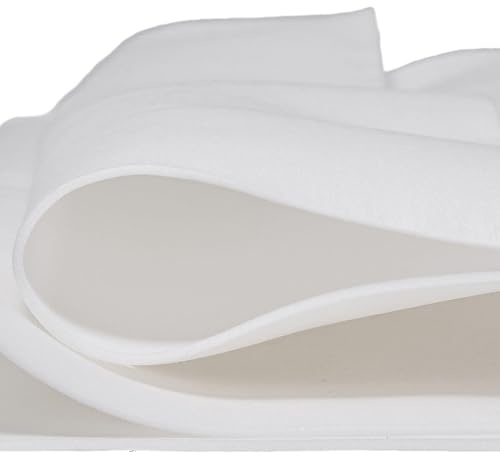 artapisserie.fr Schaumstoff auf Vlies, weiß, Stärke 5 mm – 150 cm x Meterware