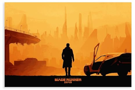 Blade Runner Retro-Filmposter (26), Leinwand-Poster, Schlafzimmer, Dekoration, Sport, Landschaft, Büro, Raumdekoration, Geschenk, ungerahmt, 30 x 45 cm