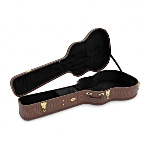 gear4music Dreadnought Estuche rígido para Guitarra acústica con Cierres de Seguridad