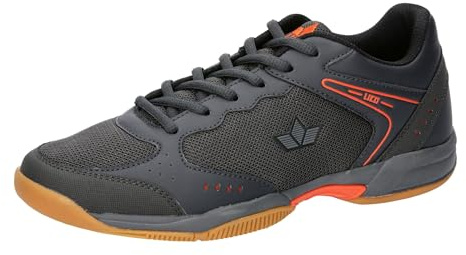 Lico Homme Speed Indoor Chaussures de Sport en Salle, Anthacite/Orange, 43 EU