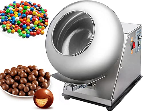 YXZYFPP Kleine kommerzielle Zuckerbeschichtungsmaschine, Mini-Schokoladen-Panning-Maschine, automatische Tabletten-Beschichtungsmaschine, Coater Sugar Ball Beschichtung Trocknungsmaschine