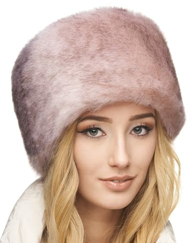 Futrzane Siberian Kosakenmütze - Pelzmütze Damen - Fell Pelz Russische Mütze