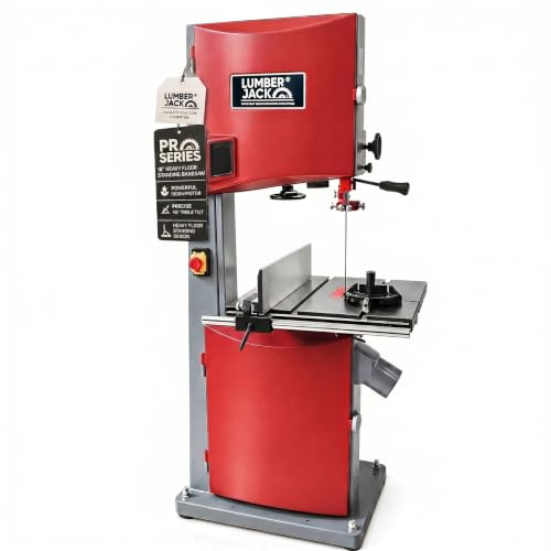 Lumberjack Pro 16 Bandsaw, 250mm Cutting Depth, 1500W, Cast Iron Table Top