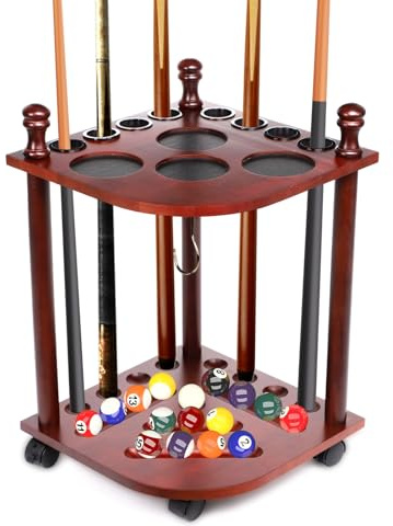 Diegimr Support de Queue de Billard, Support de Rangement pour Accessoires de Table de Billard