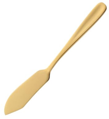 FUNNETOYU Coupe-beurre Acier Inoxydable Coupe-confiture Coupe-fromage Multi-usages Pour Fromage Brie Et Pâte Ferme Avec Pointe Fourchette Design Élégant