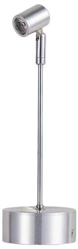 LIFKOME Lampada LED per Vetrine e Luci d’Accento Interni, in Alluminio, 1W, Batterie AAA (3 Pezzi), per Illuminare Esposizioni