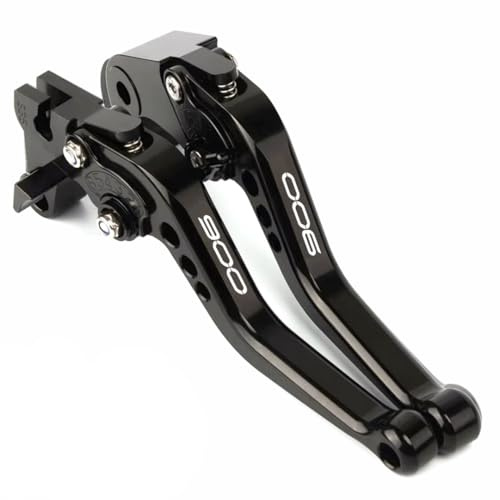 CCYYMOWOK 1 Paire Leviers Embrayage Frein de Moto Accessoires pour Kawasaki Z900 Z 900 2025 2026 Ajustable Rounded Design Confortable Modifié z900 2025 Levier de frein et d'embrayage de moto (Noir)