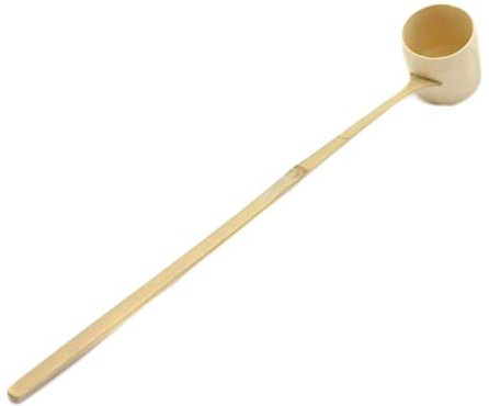 Louche à thé en bois à Long manche, trempette eau, Mini cuillère verser, outils de cérémonie, cuillère